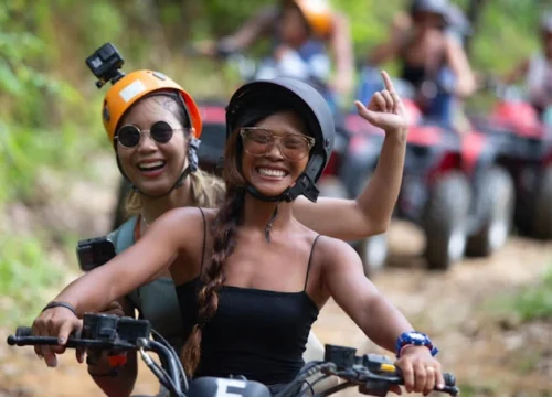 ATV Adventure 40 mins, visit  Big Buddha for 20 mins and seaview zipline 18 platforms (Program AZ1)